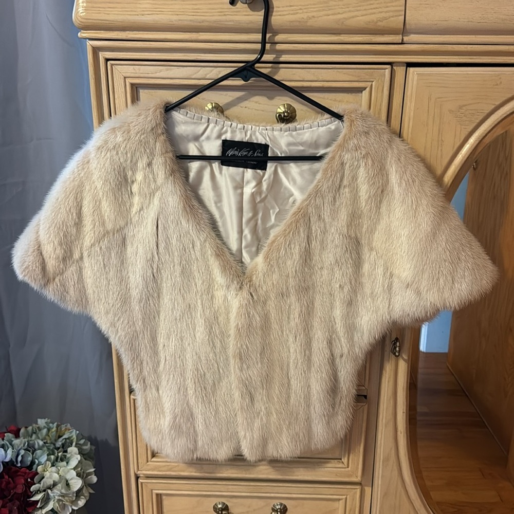 Morris Kaye & Sons Fur Vest Shrug